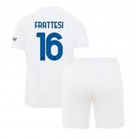 Inter Milan Davide Frattesi #16 Gostujuci Dres za djecu 2023-24 Kratak Rukav (+ Kratke hlače)